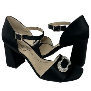 NEW LifeStride Bombshell 2 Women's Black Block Heels Black 9.5